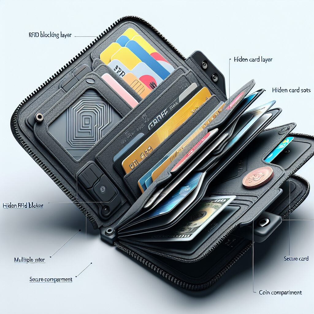 RFID Wallets with Multiple Compartments: Organized Security