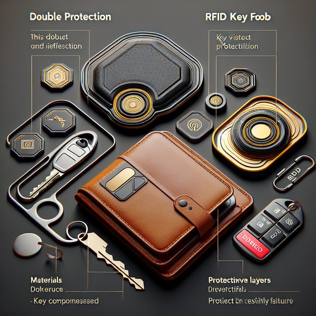 RFID Wallets with RFID Key Fob: Double Protection