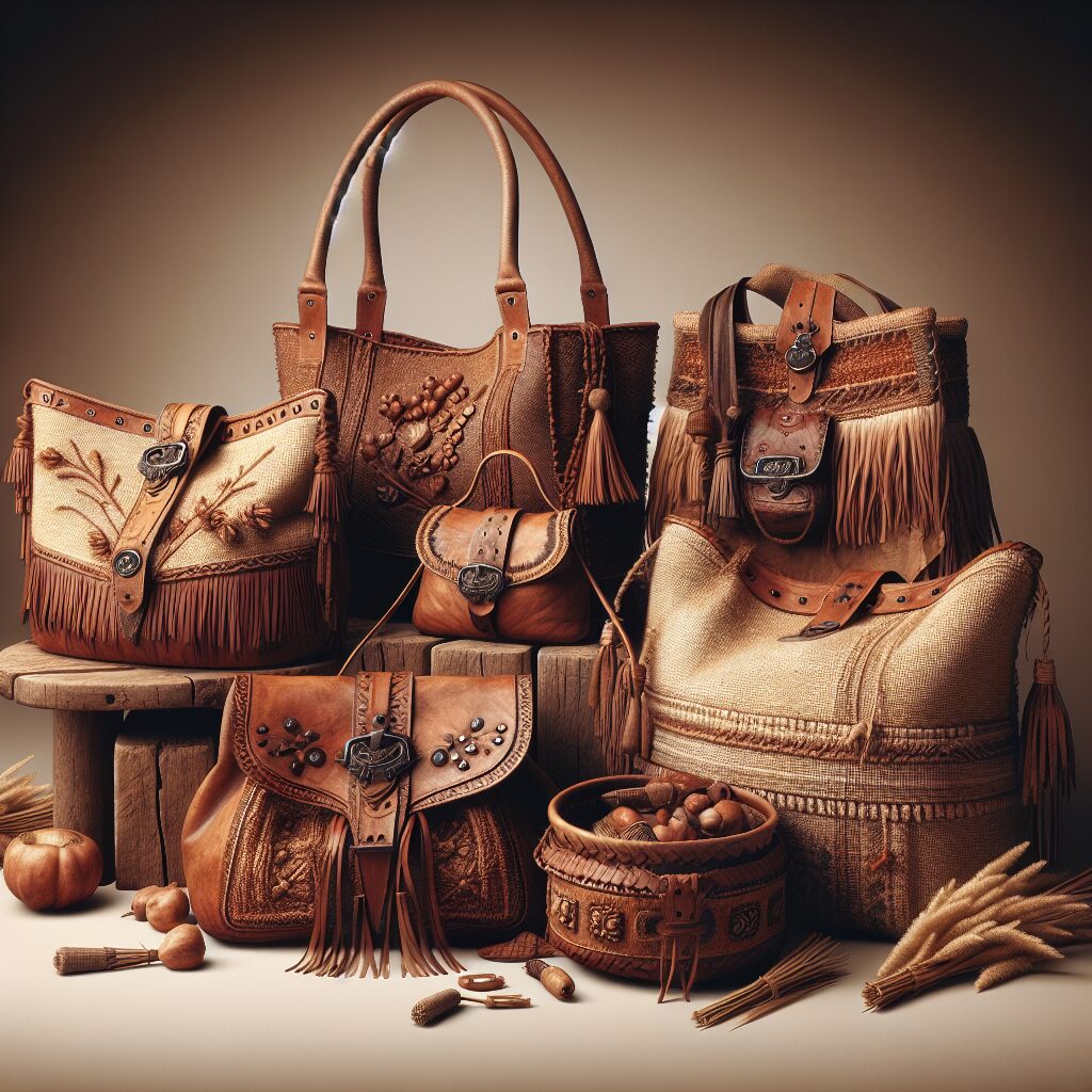 Rustic Charms: Crafting Handmade Bag Artistry